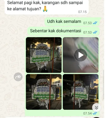 Pengiriman Papan Bunga Selamat Bekasi Kota