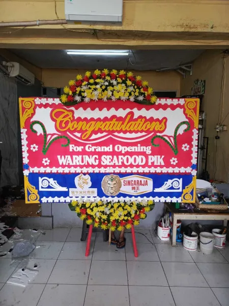 Papan Bunga Ucapan Selamat Bekasi Kota